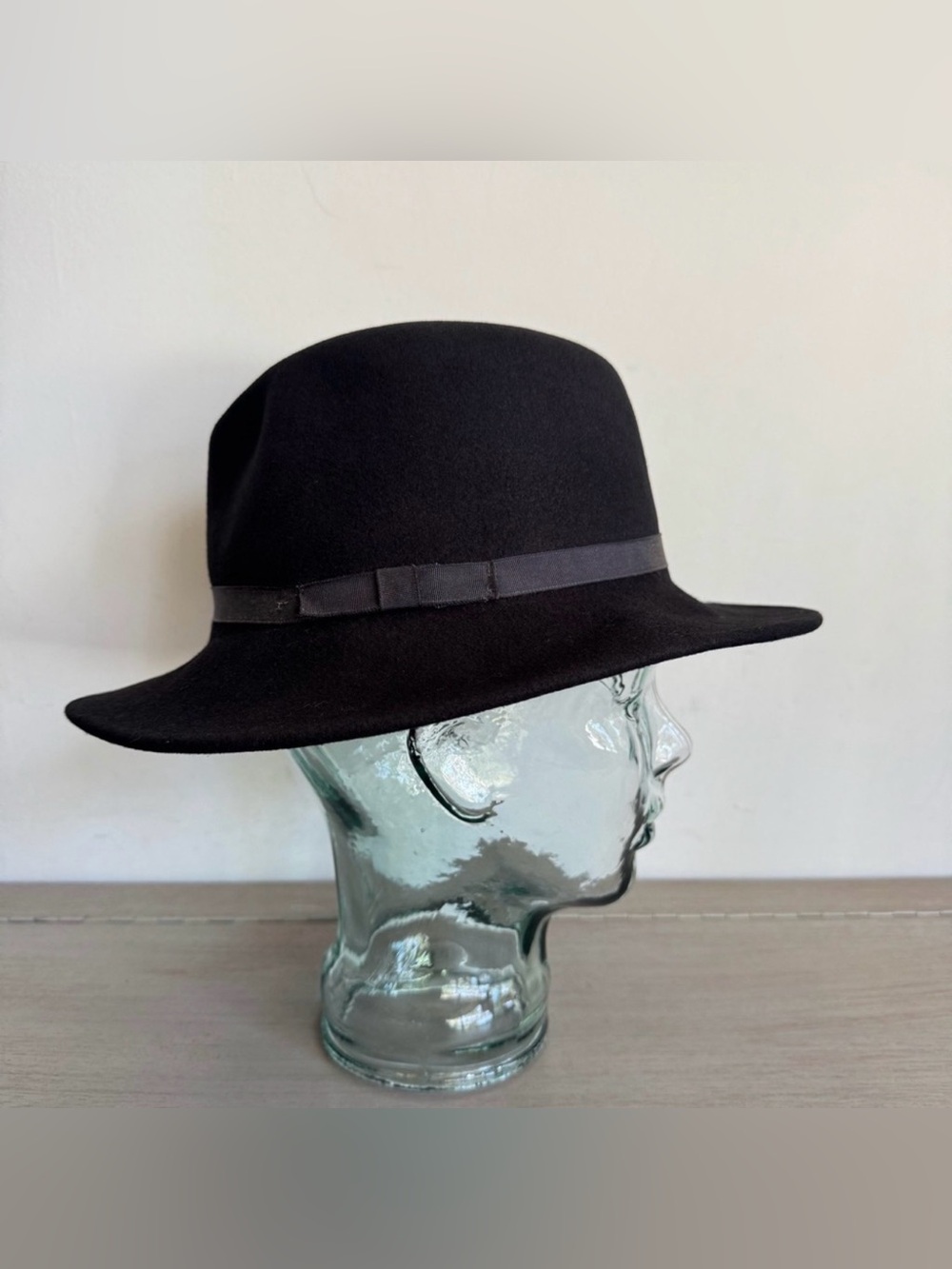 Country Gentleman Wilton Lite Felt Wool Fedora Hat Size M Wool Water Repellent